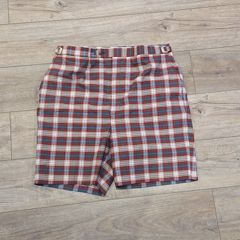 Vintage/Retro 80's Plaid Men's Golf/Bermuda Shorts